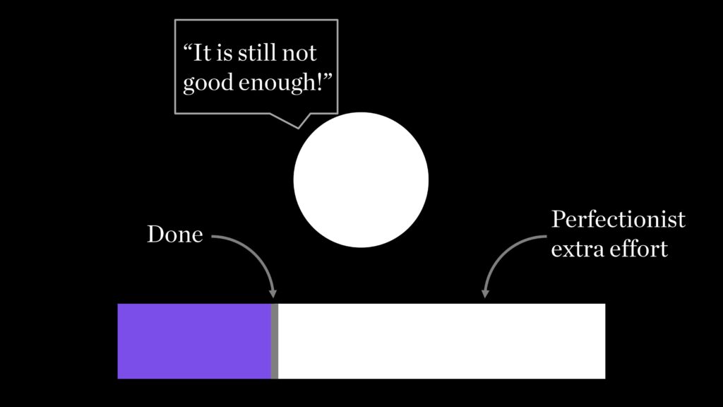 Any perfectionists out there? Ever feel like doing one thing at a time is a  waste of time? Ever tell yourself it's only okay to stay in