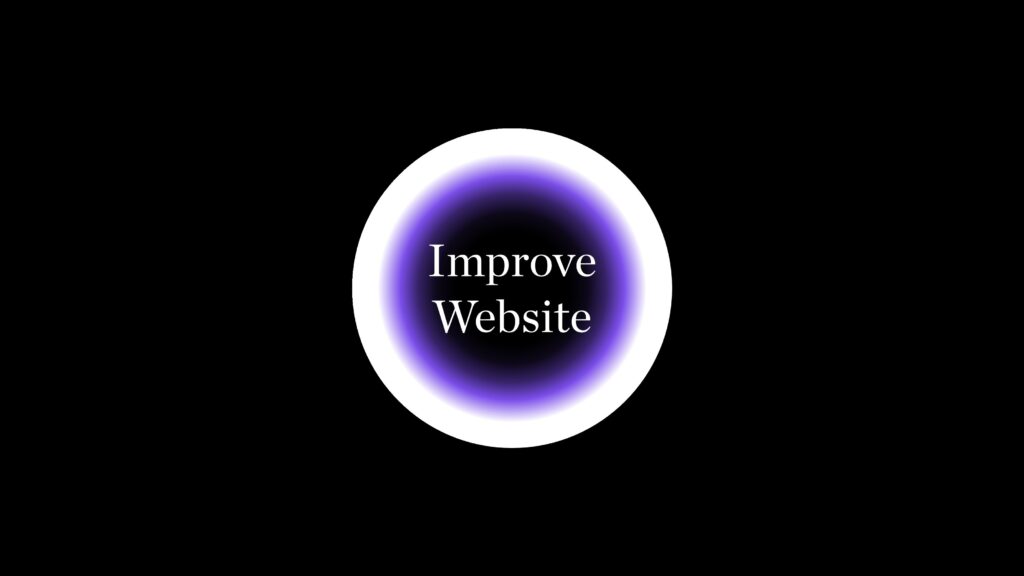 Improve website